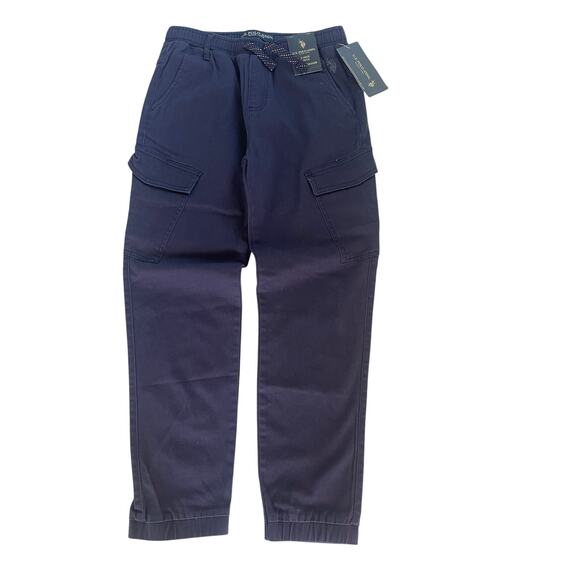 U.S. Polo Assn. Boys cargo joggers L10-12 - Picture 1 of 14